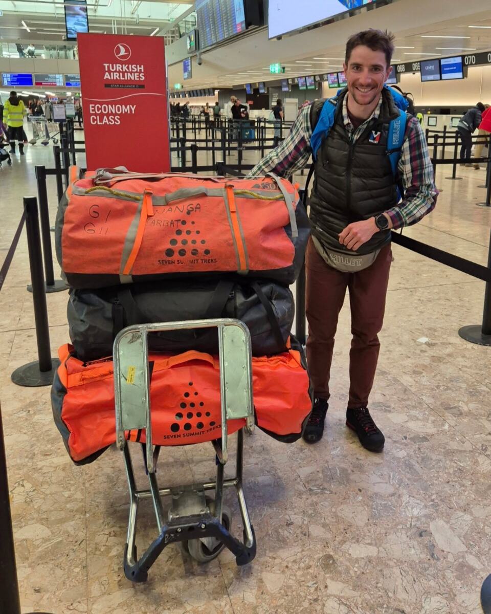 Дрюэль несколько дней назад, перед вылетом в Непал. Фото: Vadim Druelle