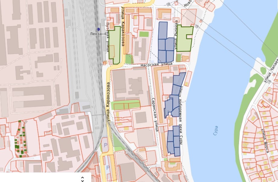 Согласно Роскадастра (НСПД) выделены участки под строительство 