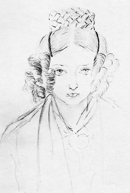 Королева Виктория, автопортрет, 1835 год. Иллюстрация с сайта: https://ru.wikipedia.org