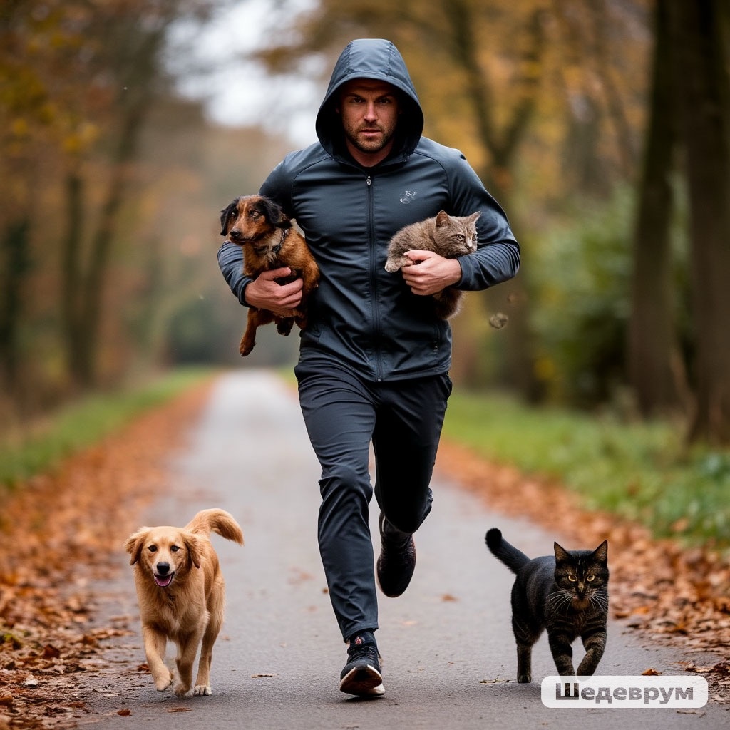 Это мошенник изымает питомцев. Шедеврум. 