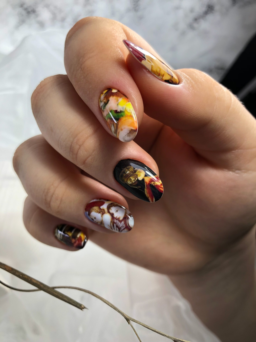 Пленки на натуральных ногтях 