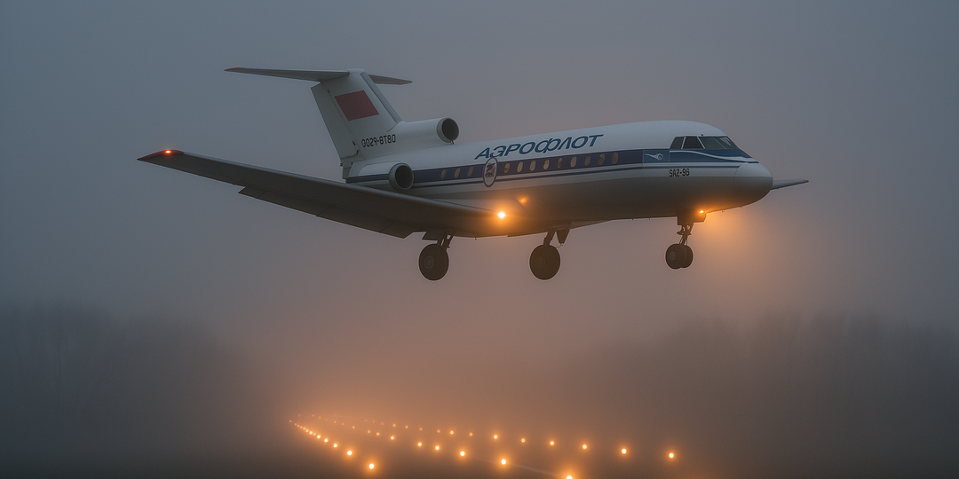 "Что-то тянет с реки непонятный туман" Катастрофа Як-40 в Зее