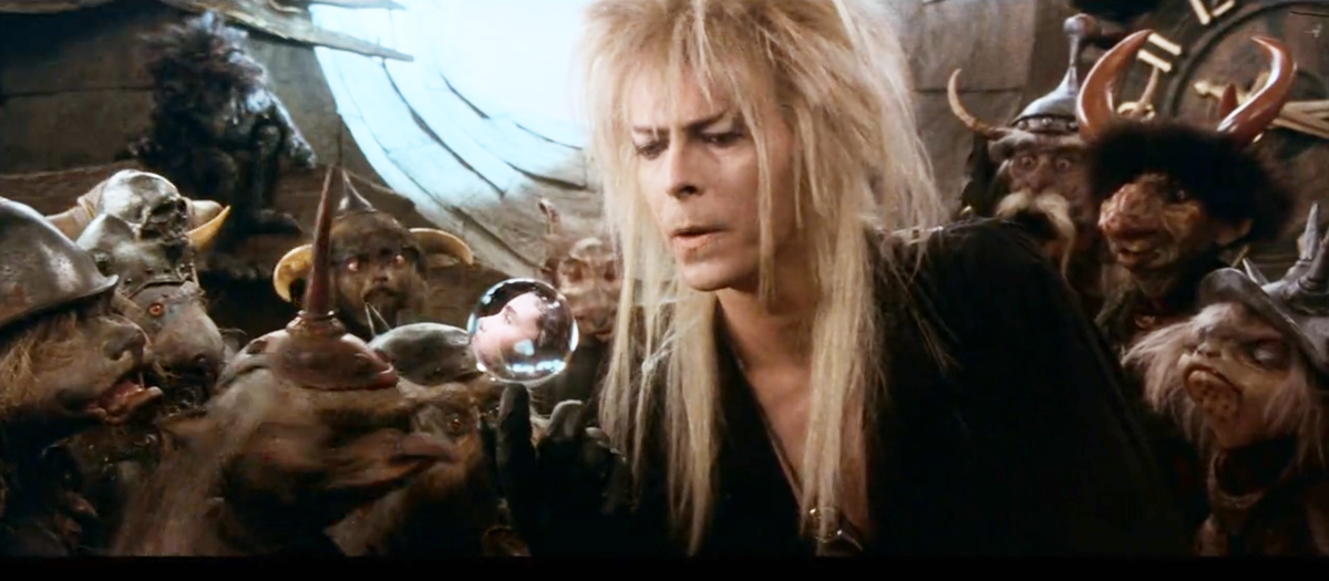 Дэвид Боуи в фильме "Лабиринт" (США, 1986 год)