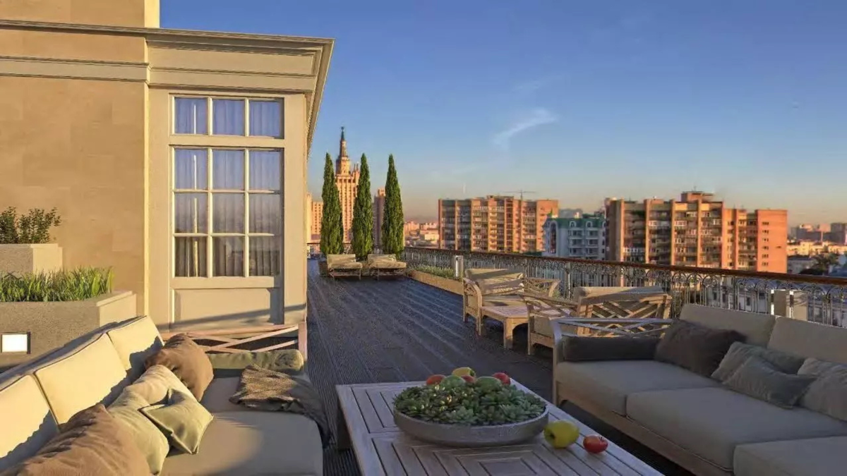 Террасы ЖК «Дом на Хлебном»