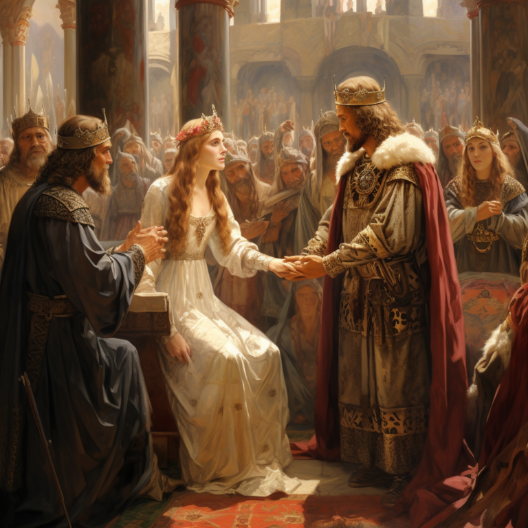 Свадьба Карла Великого и Ирины Афинской