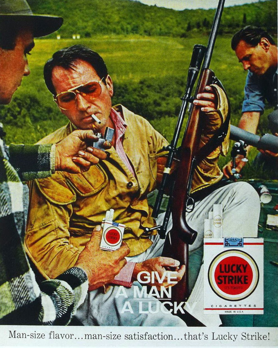 Реклама сигарет Lucky Strike, 1964 год