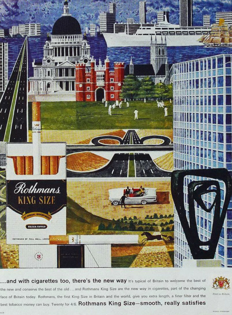 Реклама сигарет Rothmans, 1964 год