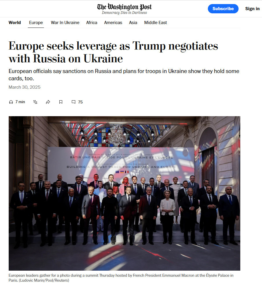    ФОТО: СКРИНШОТ СТРАНИЦЫ САЙТА WASHINGTONPOST.COM