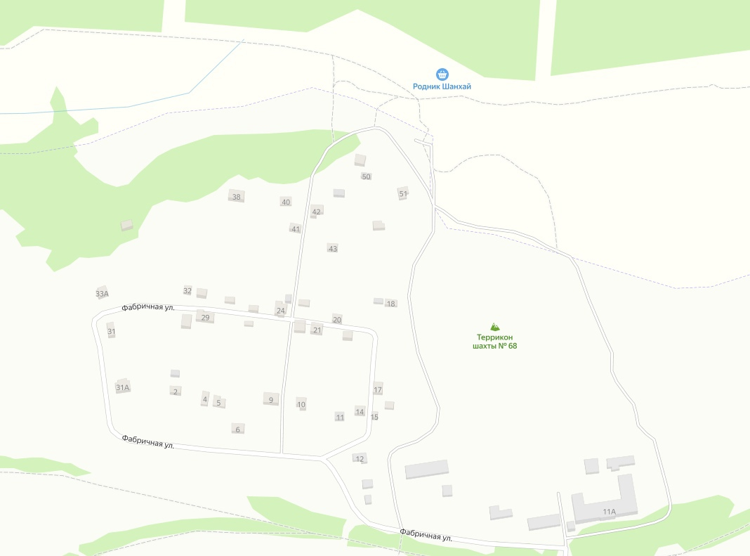 Фрагмент карты Яндекс