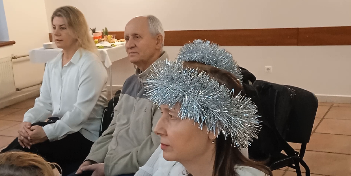 Валерий на праздновании рождества. Декабрь 2024