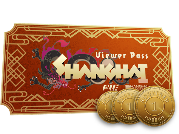 Shanghai 2024 Viewer Pass + 3 Souvenir Tokens