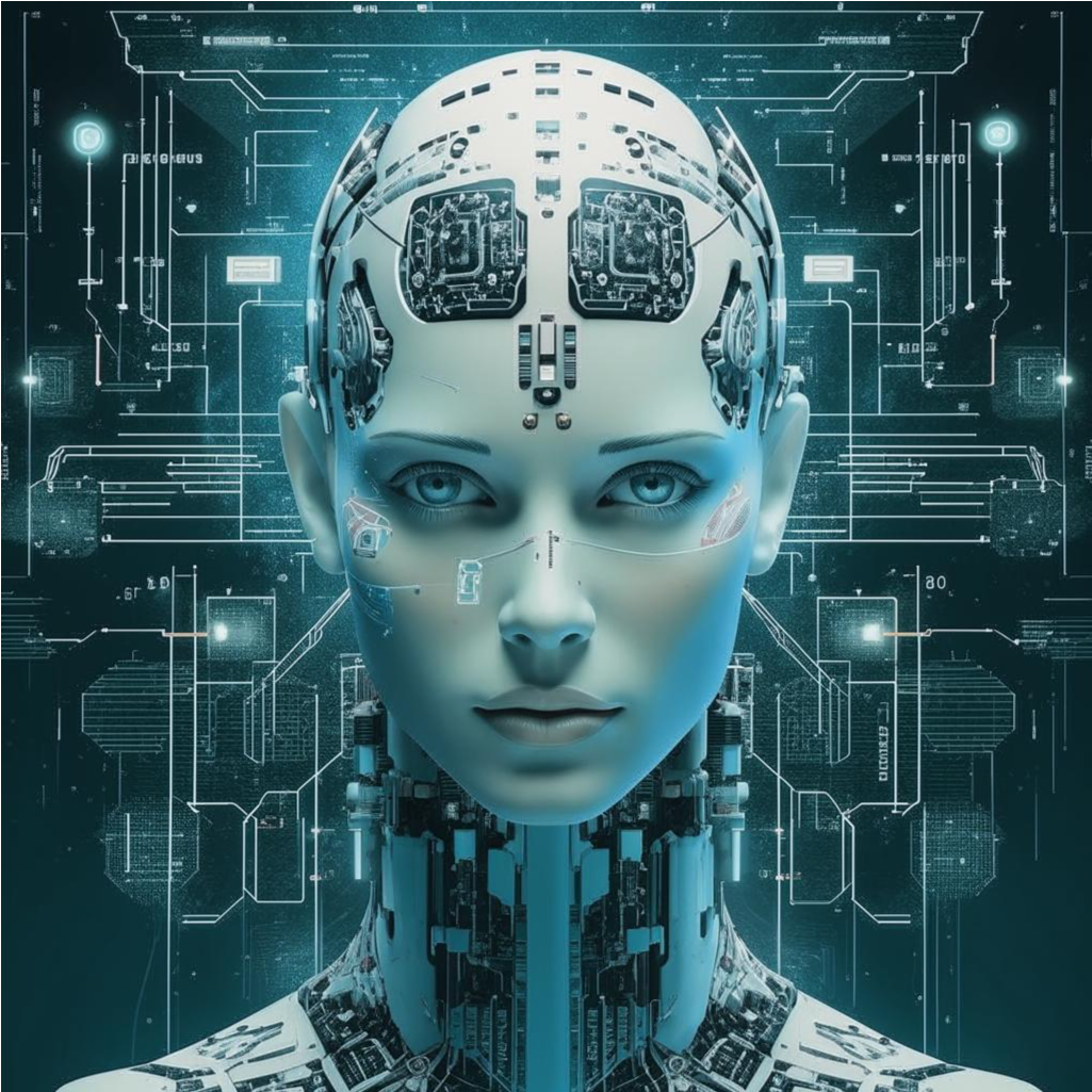 Рисунок нейросети по просьбе нарисовать нейросеть.