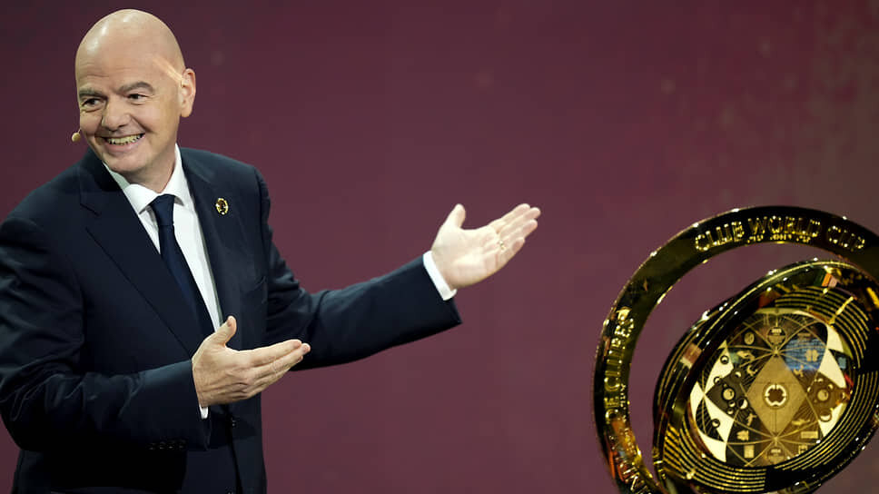 Президент FIFA Джанни Инфантино.📷Фото: Rebecca Blackwell / AP