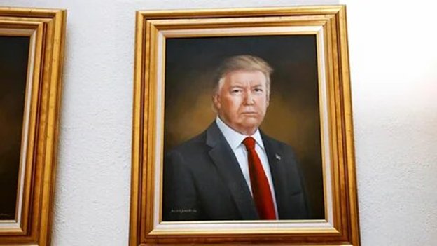 Дональд Трамп. Картина Сары Бордман