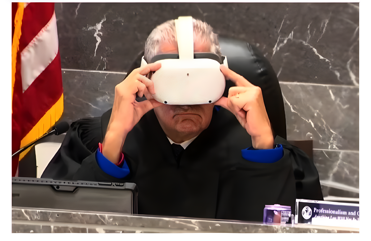 Виртуальная реальность в суде