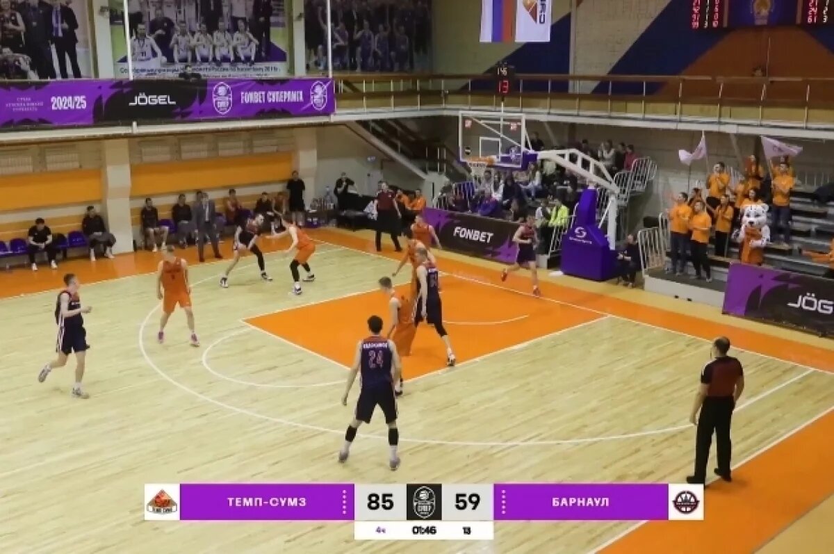    Баскетболисты «Барнаула» начинают плей-офф с разгромного поражения