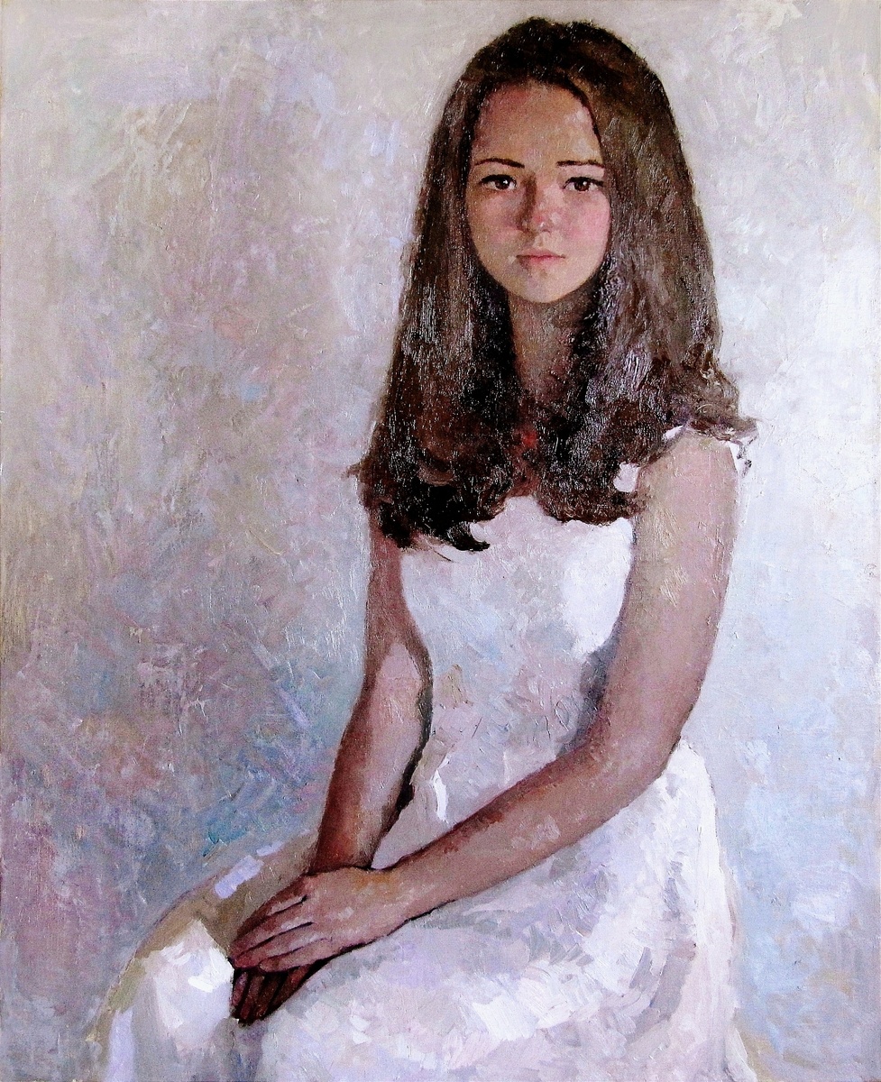 Портрет Натальи, холст, масло, 100 х 80 см. 2013 год