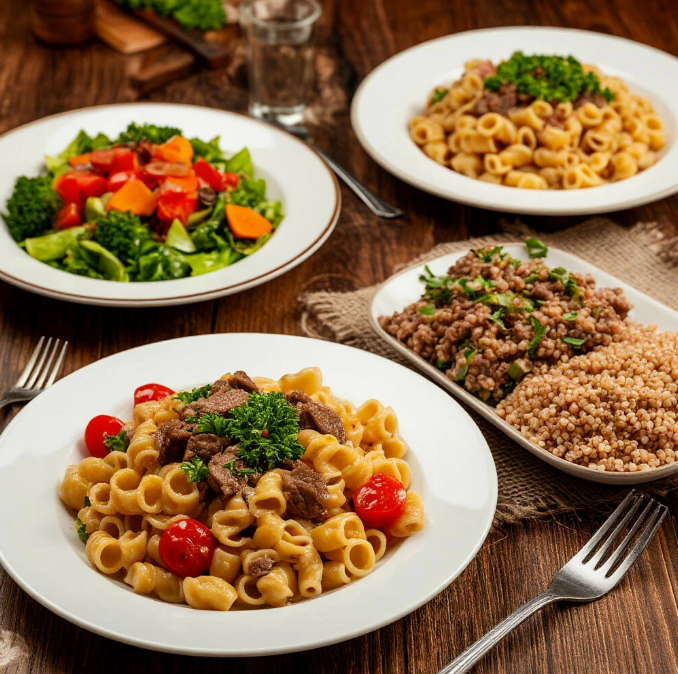 Создано нейросетью : простые блюда - тогда будет хватать денег