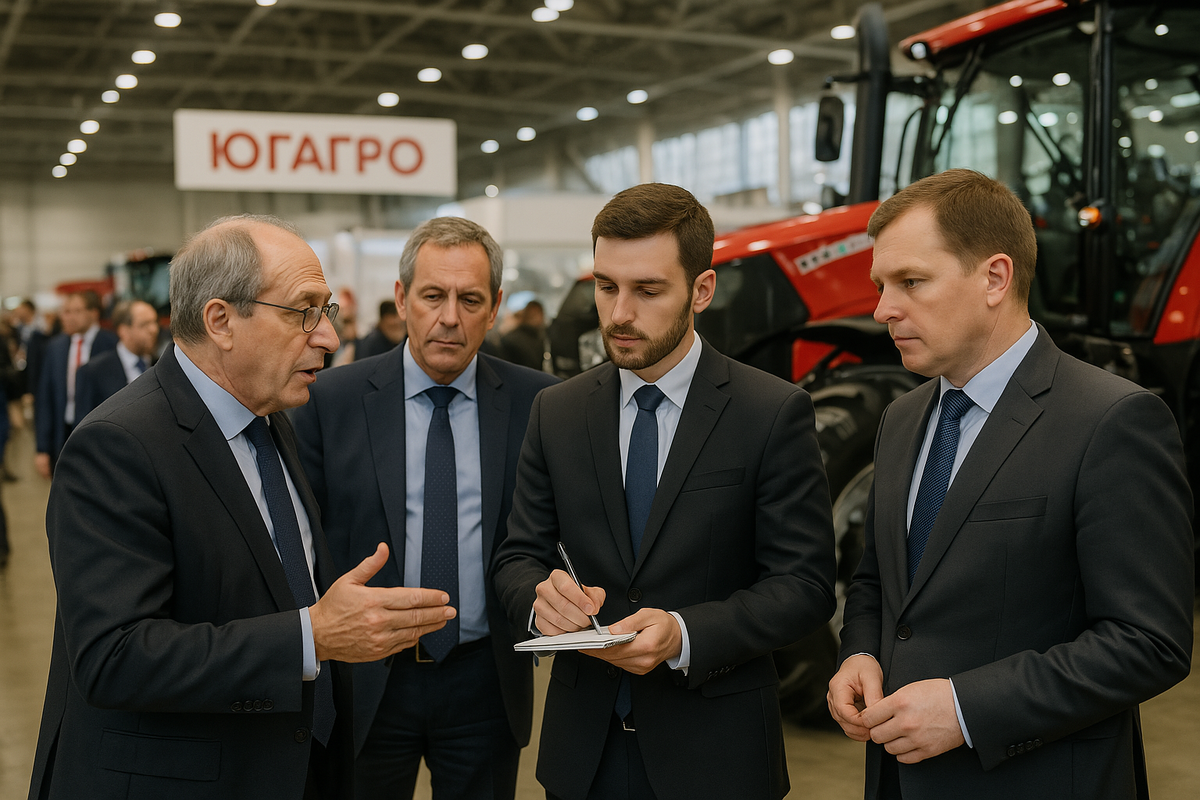 Работа переводчика на международной выставке Юграгро (Краснодар)