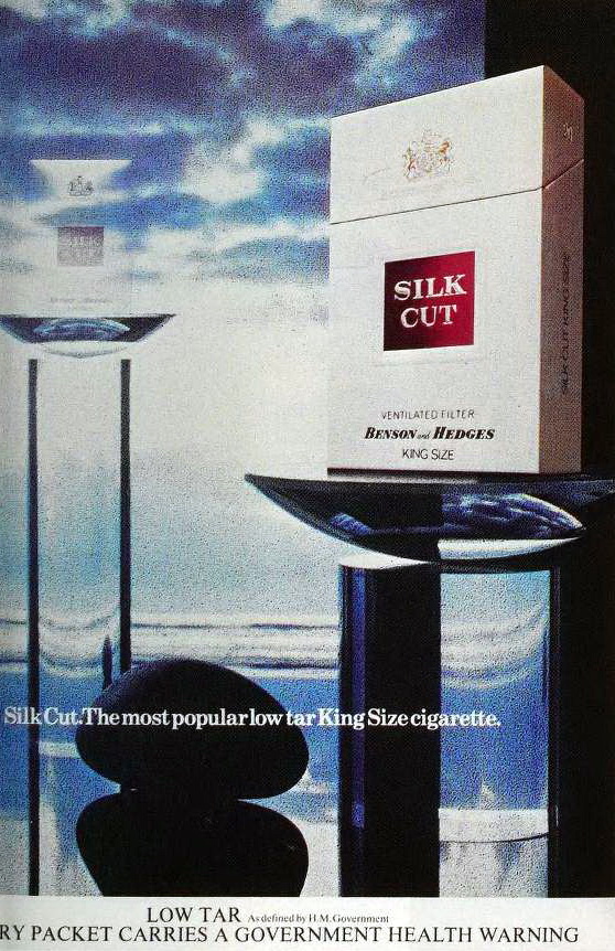 Реклама сигарет Silk Cut, 1976 год