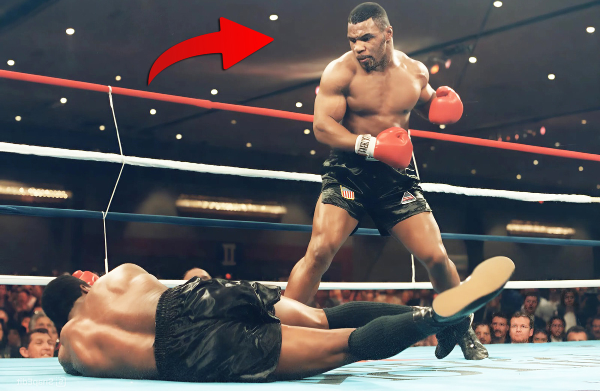 Майк Тайсон отправил соперника в нокаут