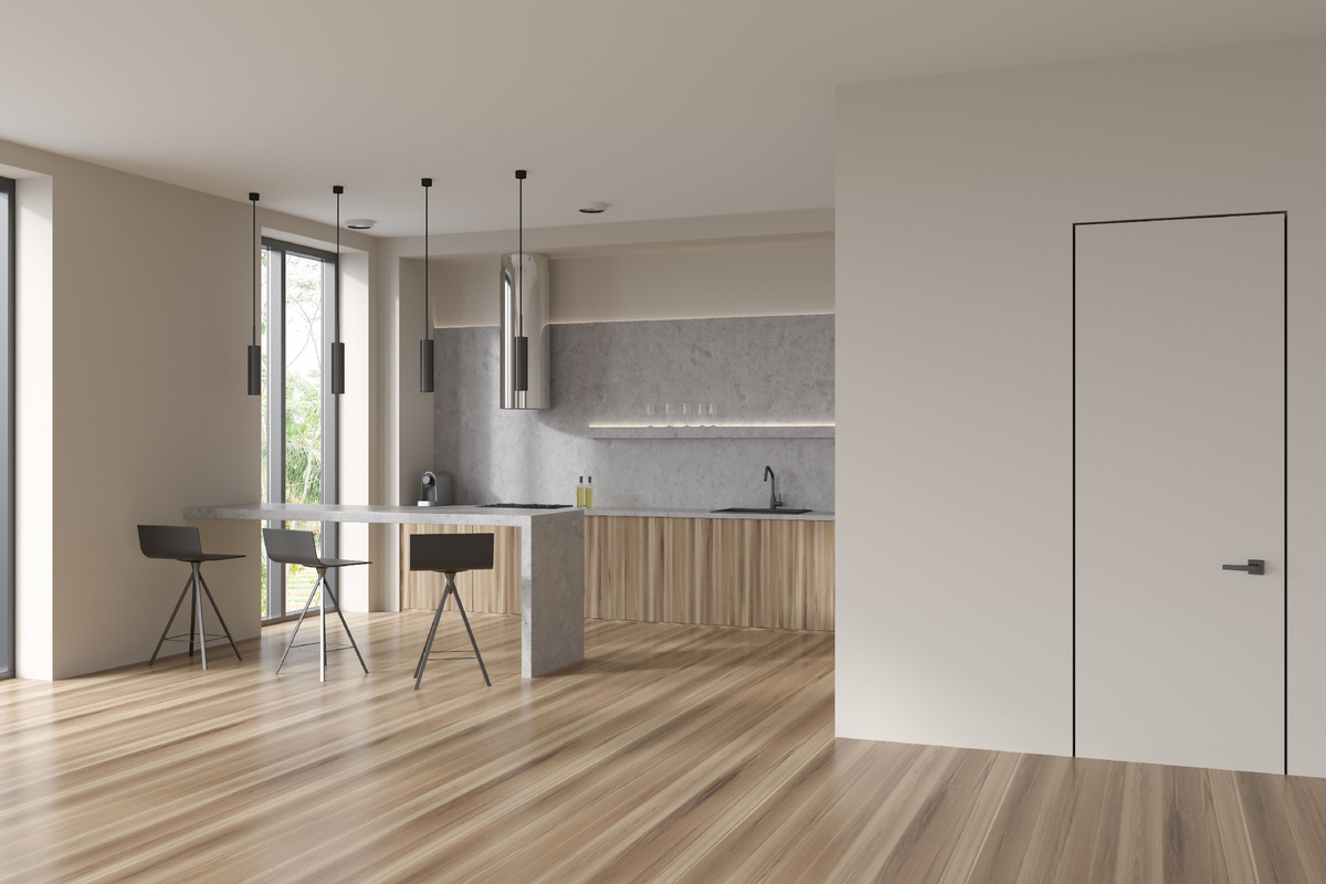 Скрытые двери обладают прочной конструкцией