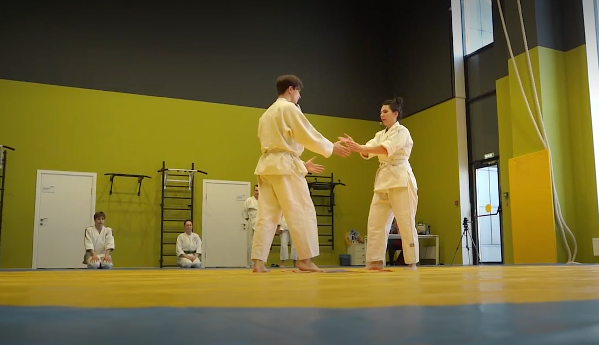 Фото: Соревнования по айкидо / эфир телеканала «Колыма-Плюс»