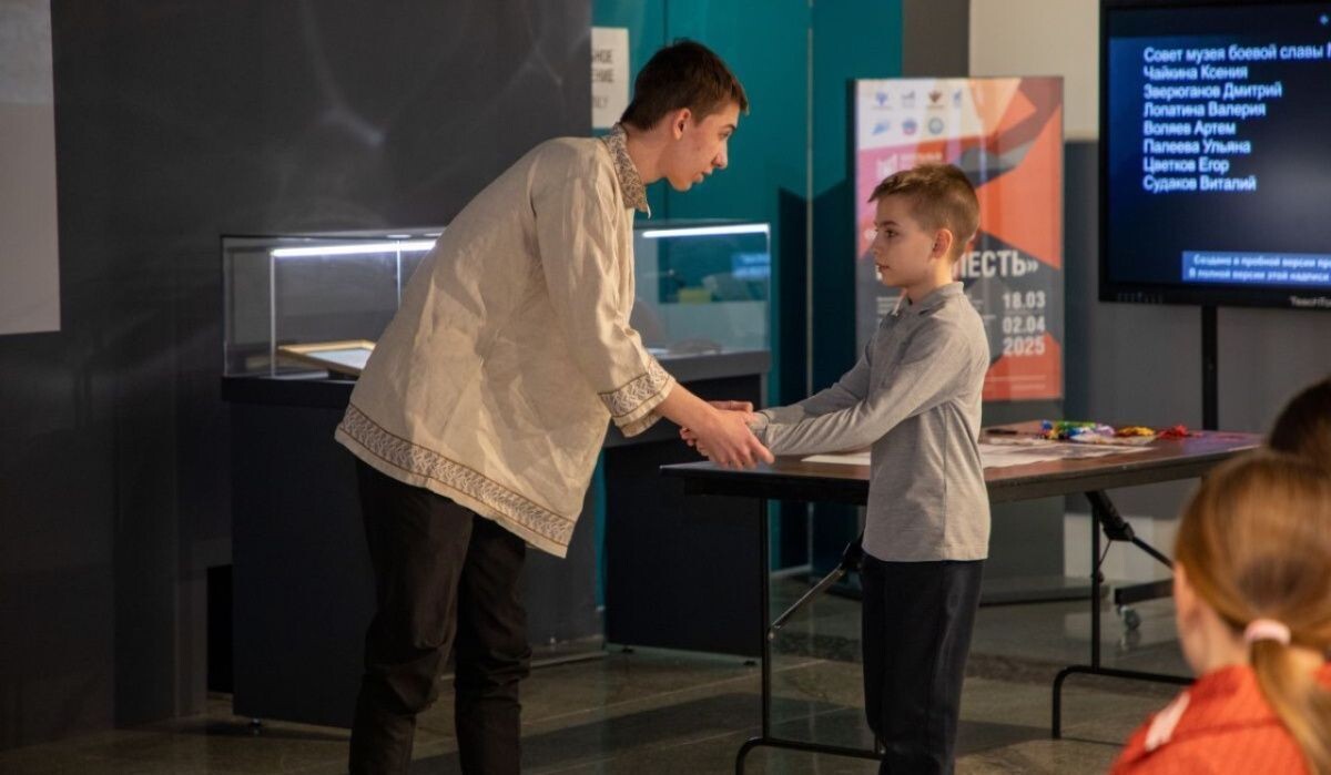     Школьный спектакль в Музее Победы. Источник: victorymuseum.ru Автор фото: Пресс-служба Музея Победы