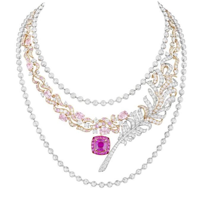 Колье-трансформер Plume Couture de Chanel и четыре варианта ношения (5 фото)