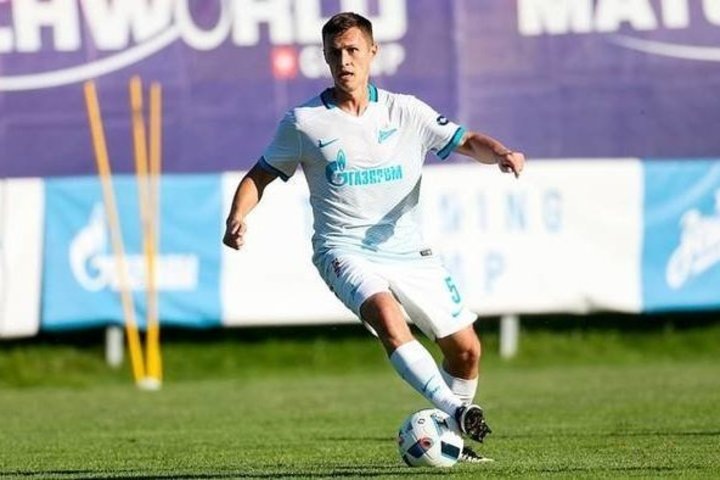 Рязанцев один из многих рубиновцев, перешедших в «Рубин». Фото Вячеслава Евдокимова / fc-zenit.ru