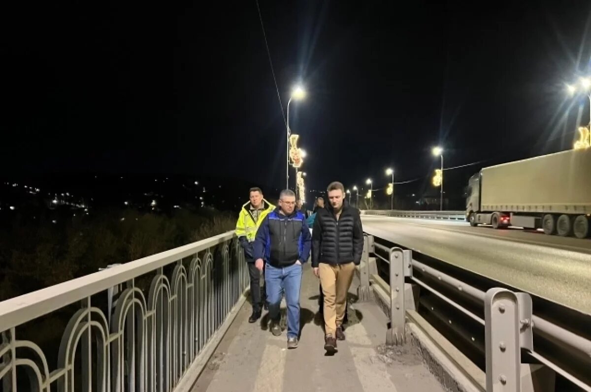    Глава Смоленска ночью проверил уборку улиц