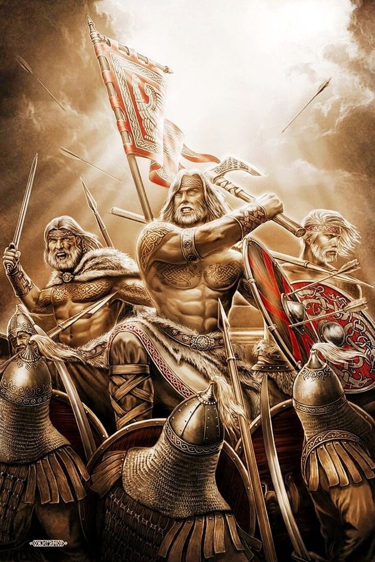 Художник Игорь Ожиганов «Русы. Воины Севера»