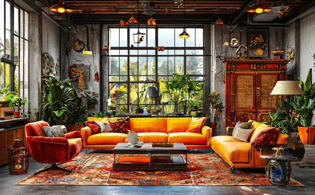    Тенденции в интерьере 2025 стиль ретро-фьюжн Keri