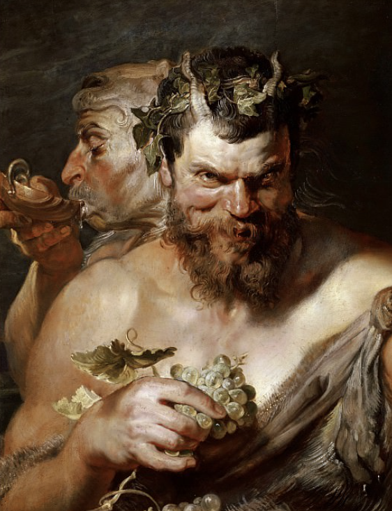 Рубенс. Два сатира.