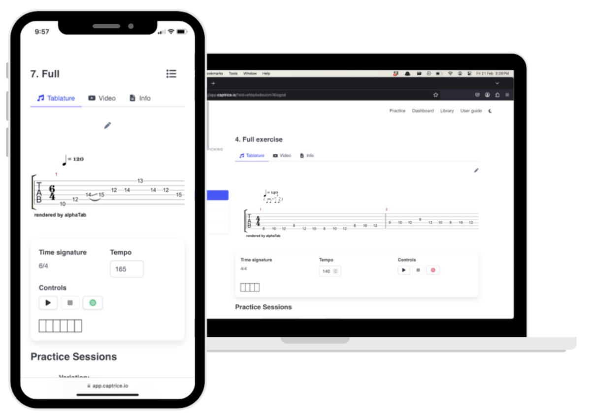 Интерфейс приложения. Источник: https://www.captrice.io