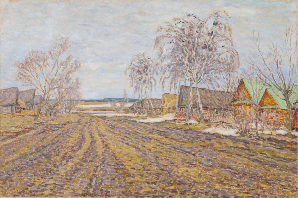 Мещерин Николай (1864-1916). Весна в деревне. 2-я половина 1900-х. ГТГ
