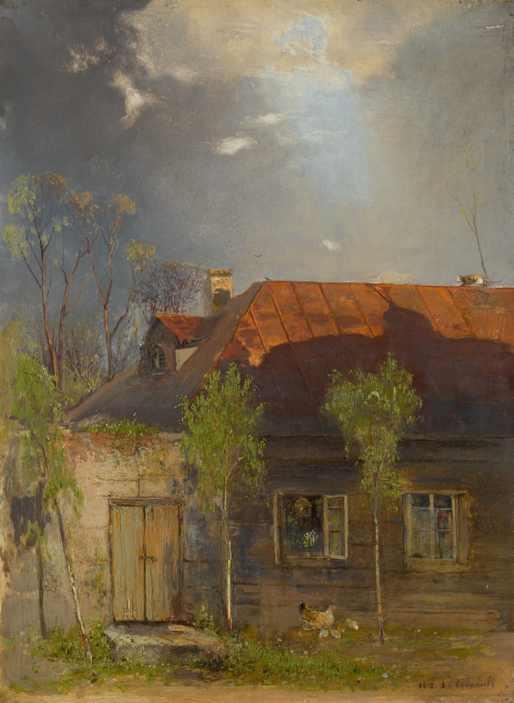Саврасов Алексей (1830-1897). Домик в провинции. Весна. 1878. ГТГ