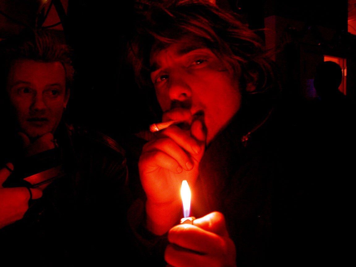 Фотосесси в Fish Fabriuque Bar, 2002 г.