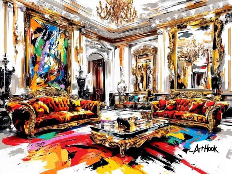    Золочение в барочном интерьере: как создать роскошные элементы декора с художником-позолотчиком для вашего идеального дома Art-Hook.Ru