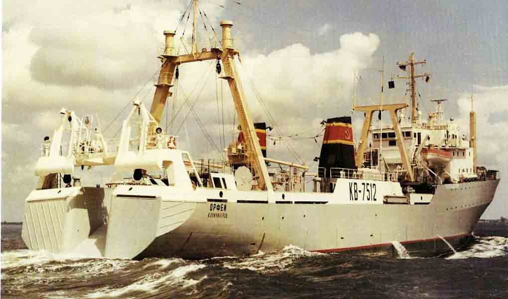 Мой пароход БМРТ "Орфей"