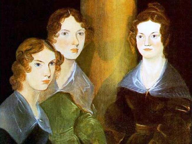 Портрет сестер Бронте, написанный их братом в 1835 году