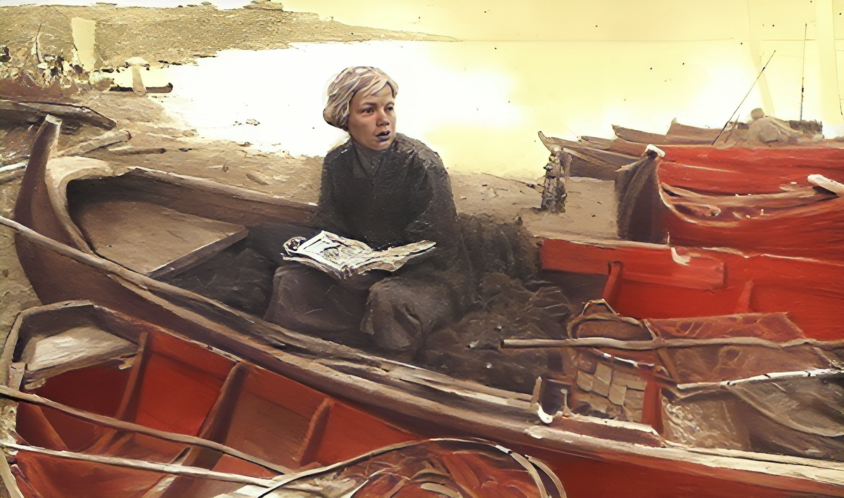 Ломоносов в детстве (фото из интернета) 