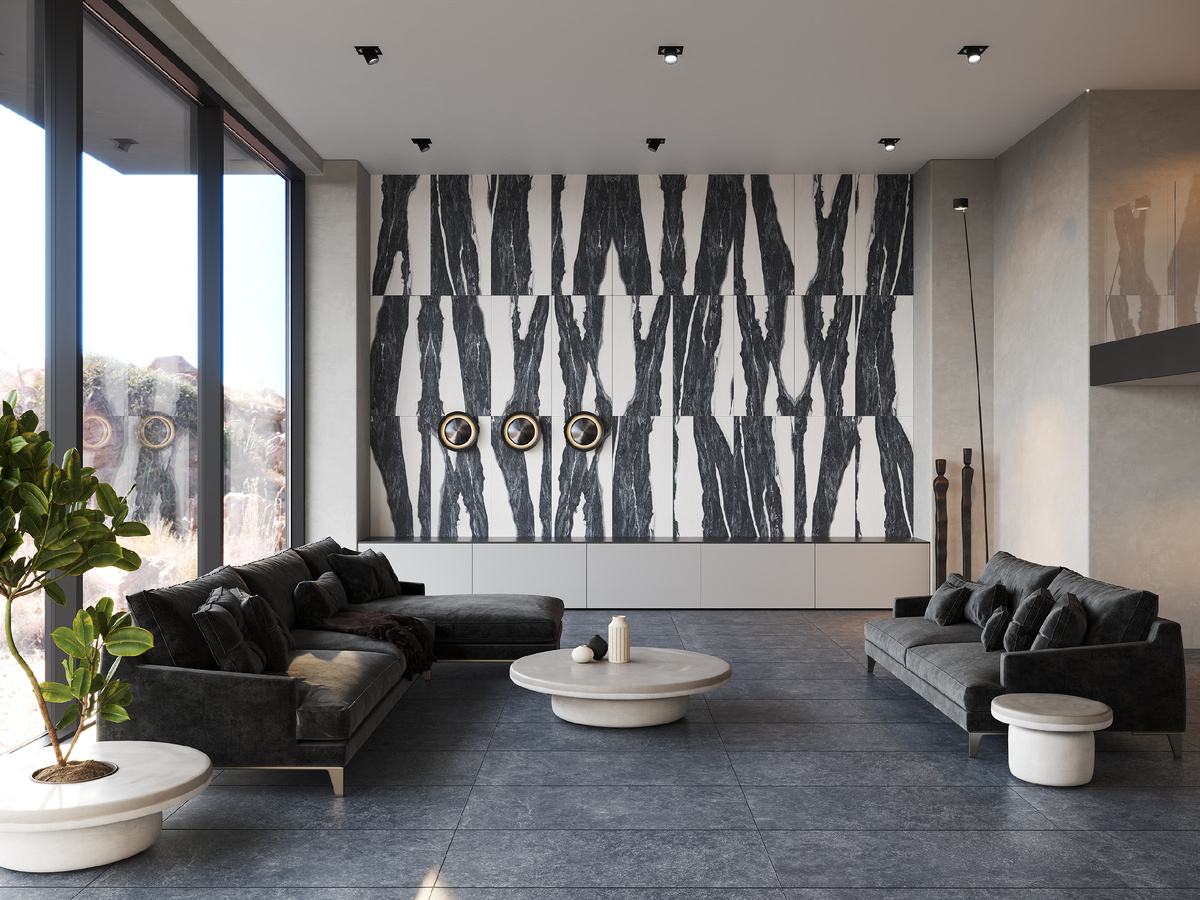 Керамогранит из премиальной линейки Indigo Illusion ™ Ametis by Estima. Источник: Estima