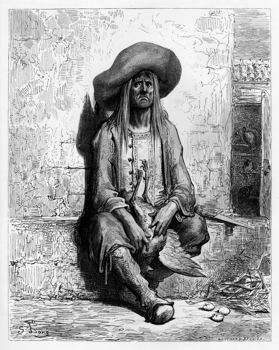 Скупой и курица.