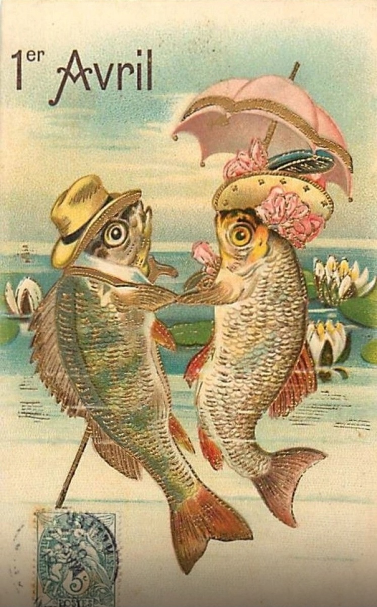 Первоапрельская открытка.