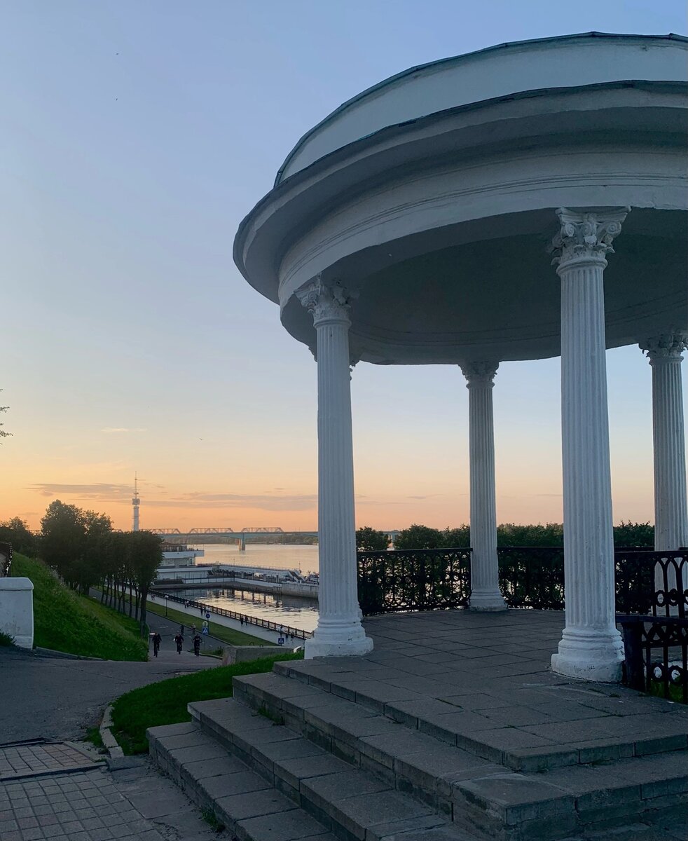 Фото автора. Вечерний Ярославль.