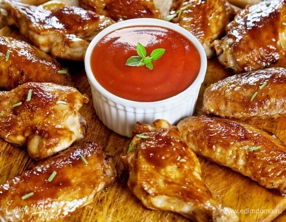 Из чего готовится глазурь для жареных крылышек — подсказки, чтобы было «как в ресторане»