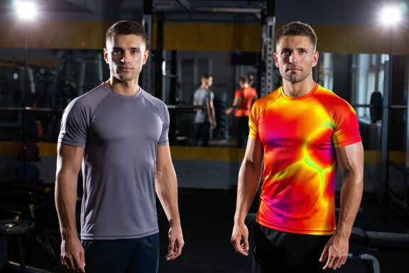 Футболка, показывающая уровень тестостерона!