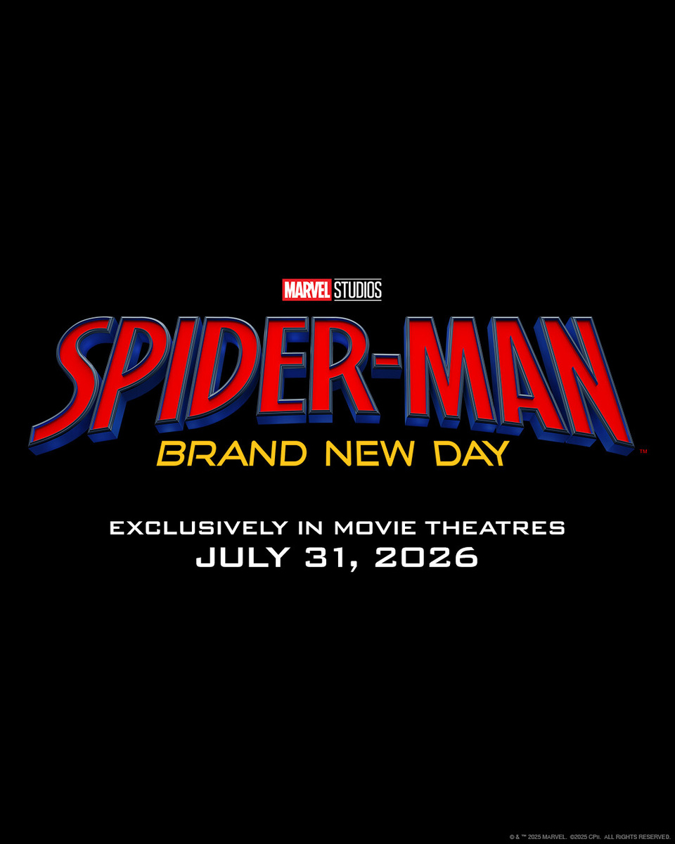 Логотип фильма Spider-Man: Brand New Day. Источник изображения: Marvel Studios