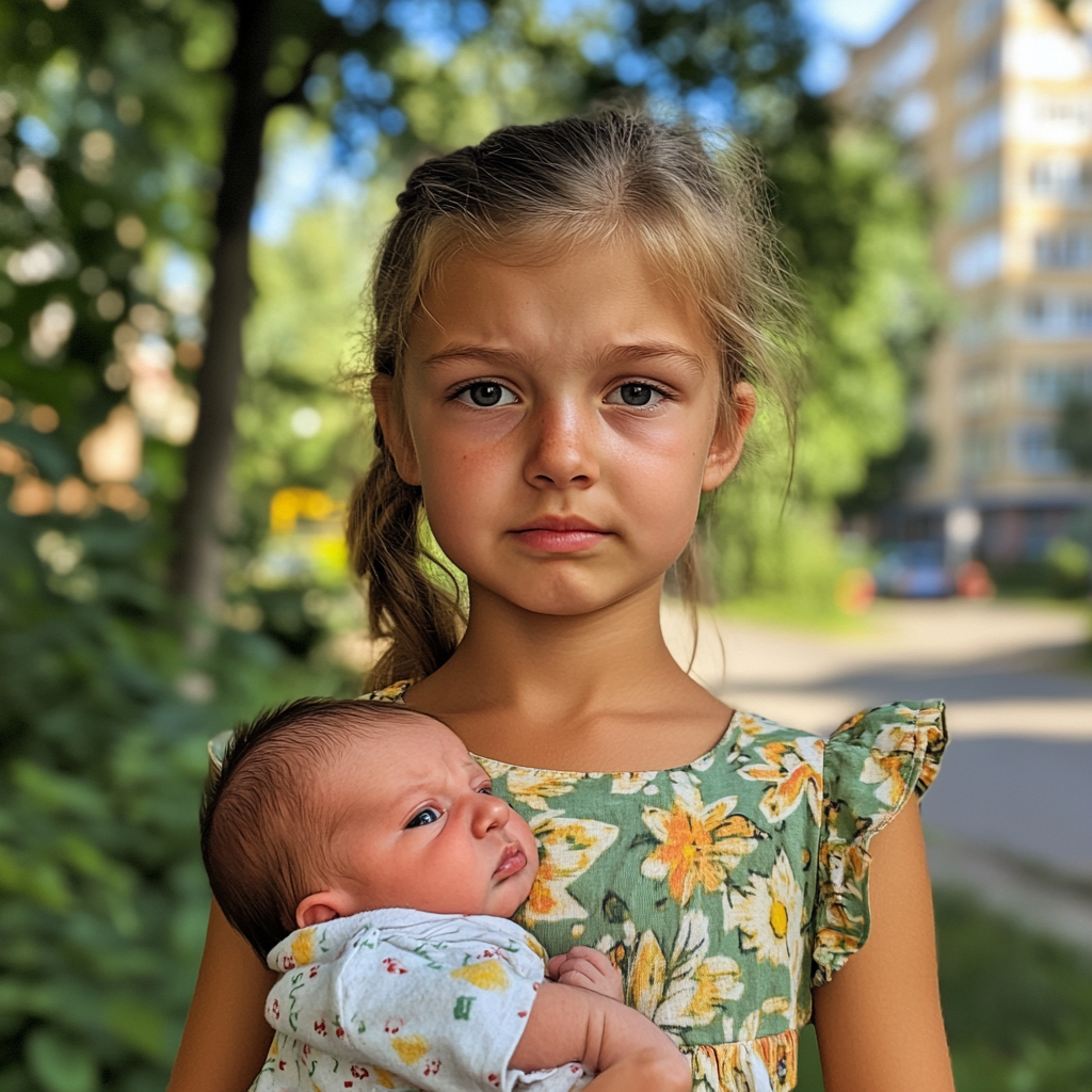 Девочка с ребёнком. Фото fb8.